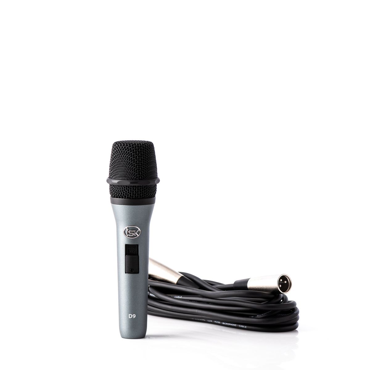 GENERICO - Microfono dinámico unidireccional con switch D9 ISK