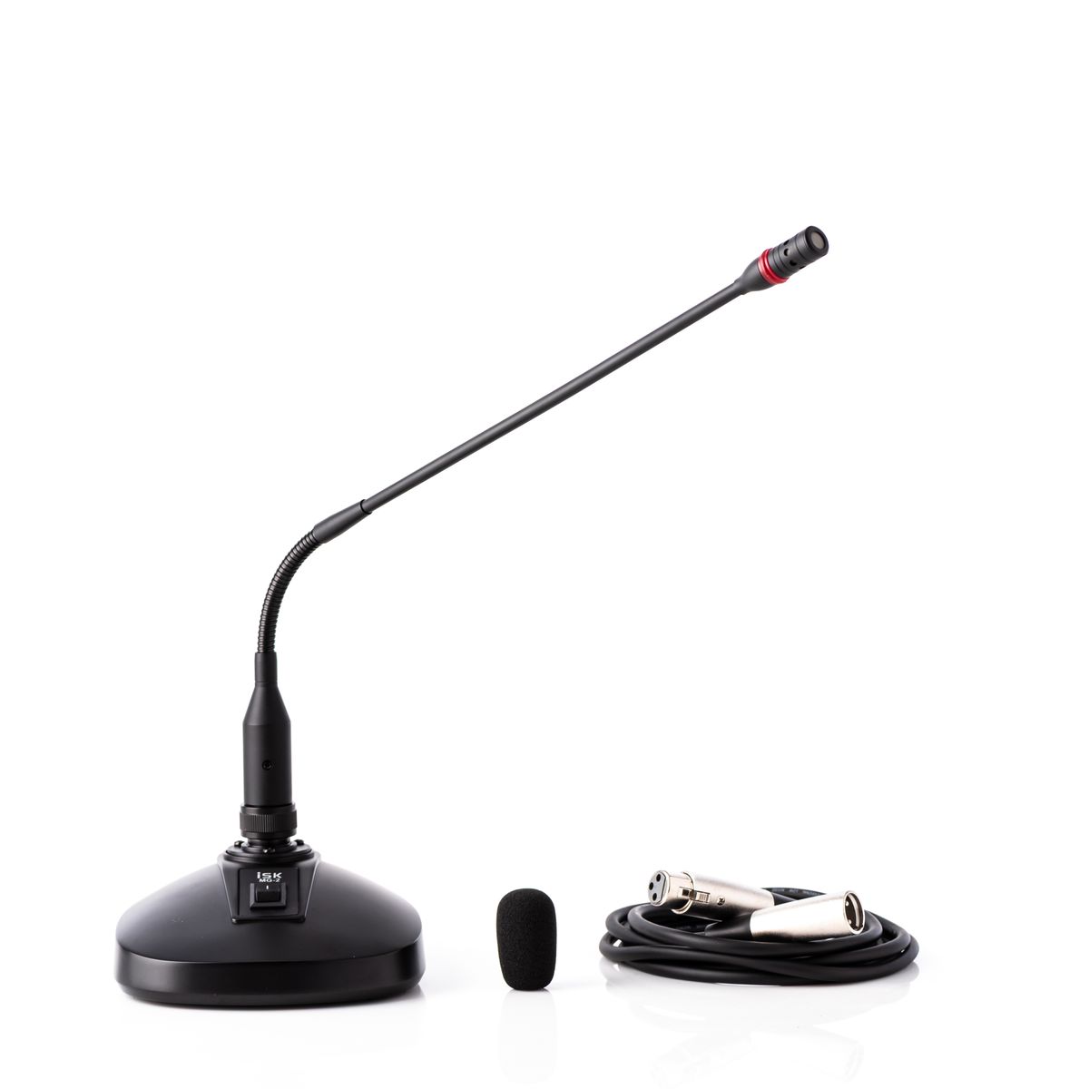 GENERICO - Mic condensador unidireccion cuello ganso MG-2 ISK s/phantom