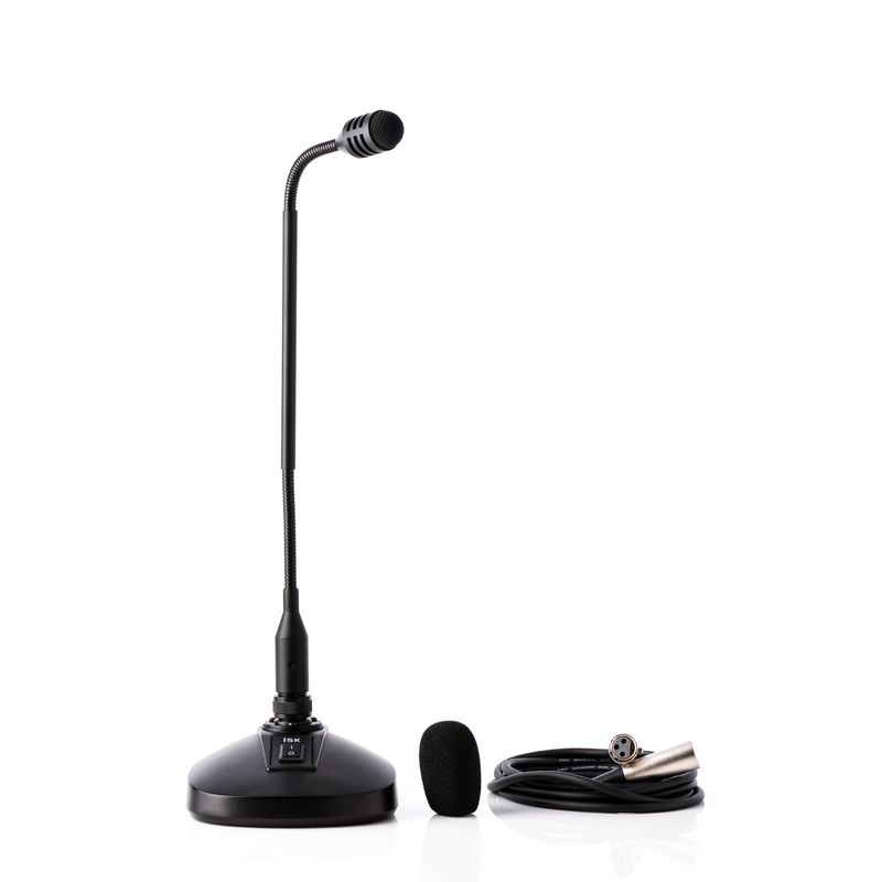 GENERICO - Mic dinámico unidireccional cuello ganso MP-5 ISK c/phantom
