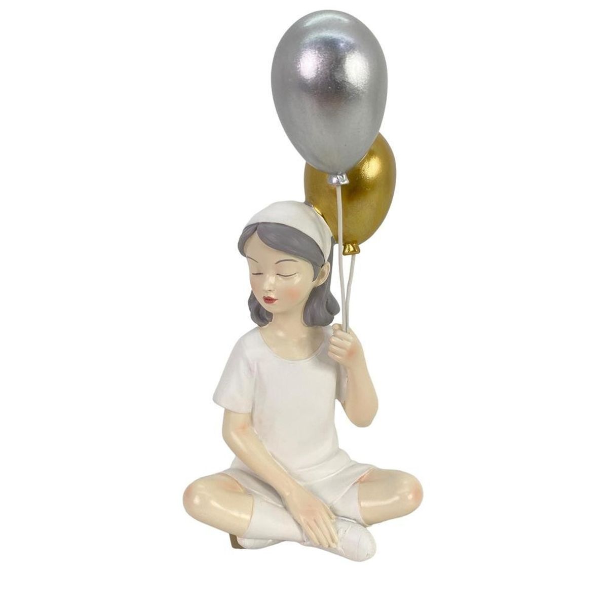 CAP DOR - Niña Globos White