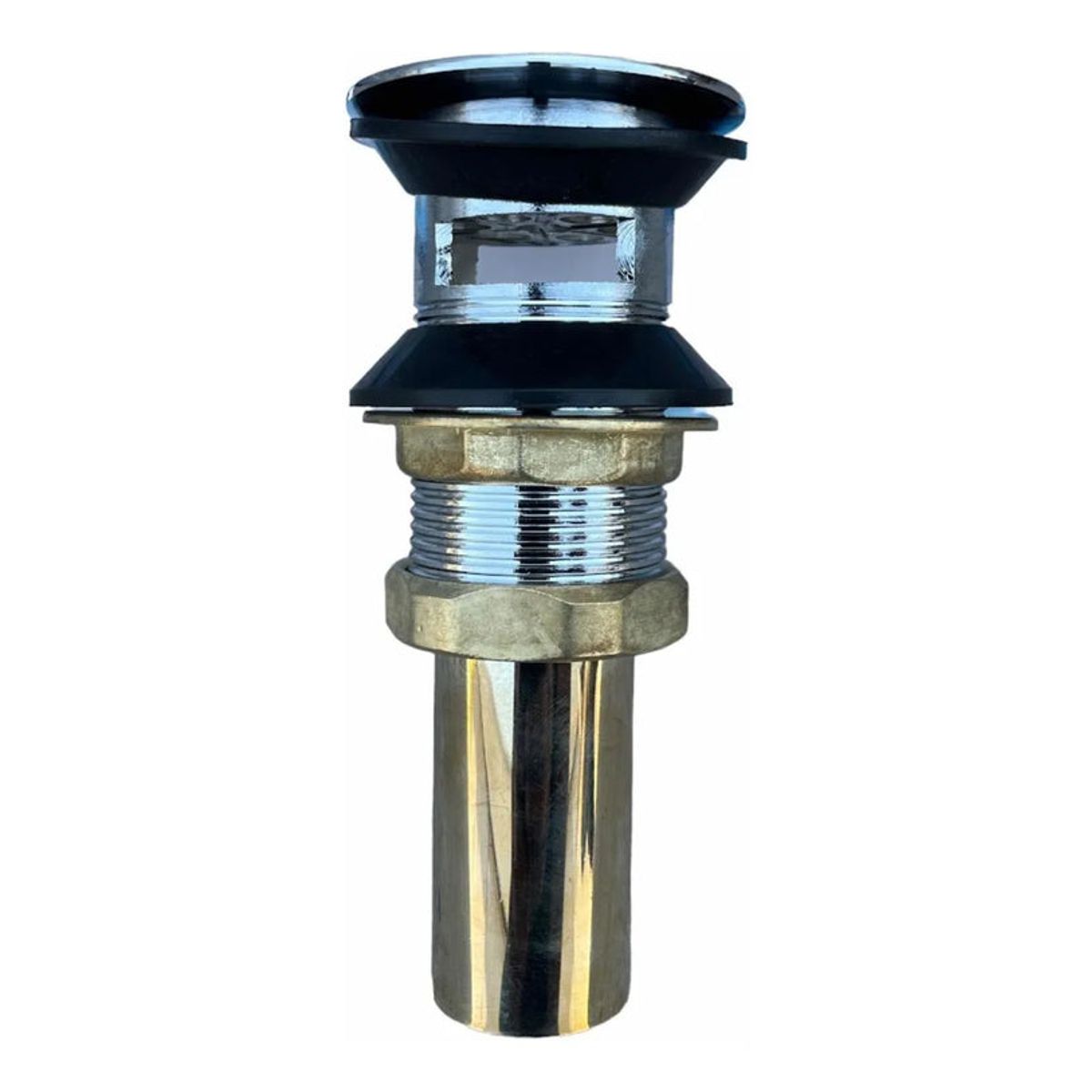 GENERICO - Desague 1 1 / 4 Lavamanos Metalico Rebalse Y Tapon