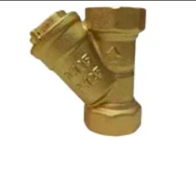 GENERICO - Filtro "Y" HI-HI Bronce con Válvula Aquakit de 1 / 2 pulgadas