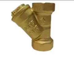 GENERICO - Filtro "Y" HI-HI Bronce con Válvula Aquakit de 1 / 2 pulgadas