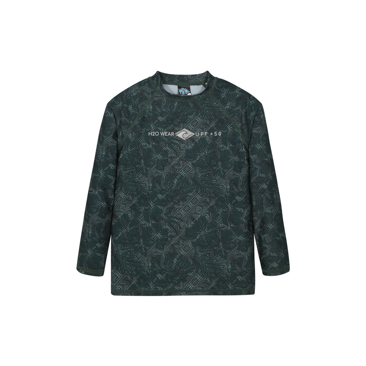 H2O WEAR - Traje de Baño Niño Polera UV50  MLarga  H2O Wear Verde - Verde