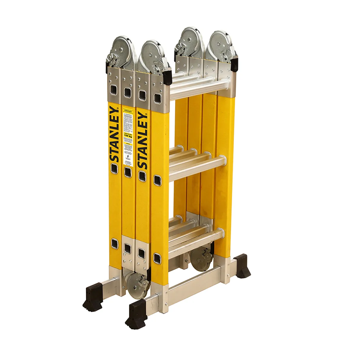 STANLEY - Escalera Stanley Articulada Dieléctrica 150Kg 4x3