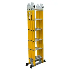 STANLEY - Escalera Articulada Dieléctrica 150Kg 4x6
