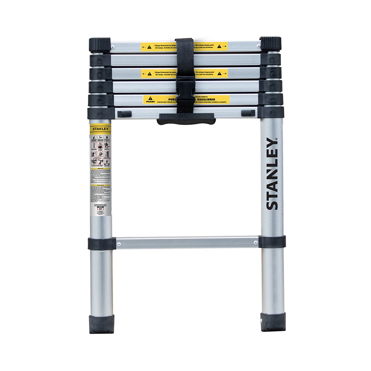 BLACK+DECKER - Escalera Stanley Telescópica SoftClose 2mt 7 escalones.