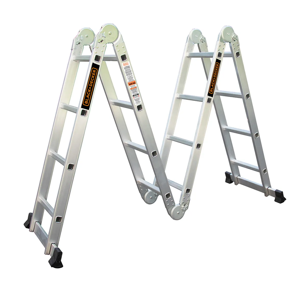 BLACK+DECKER - Escalera Black + Decker Articulada 4x4 150Kg