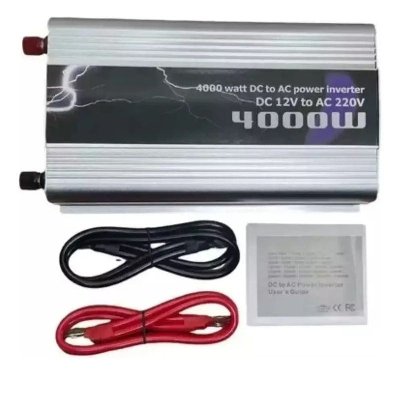 GENERICO - CONVERTIDOR DE ENERGÍA VOLTAJE AUTO 4000W DC1224V AC 110220V