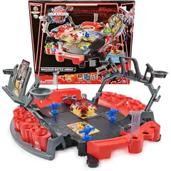 BAKUGAN - Figura Dragonoid Con Set Batalla Arena Deluxe Ataque