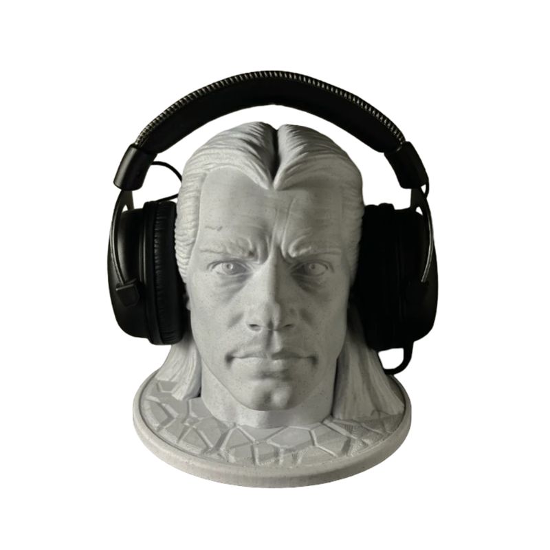 GENERICO - Estatua Geralt de Rivia - Soporte auriculares