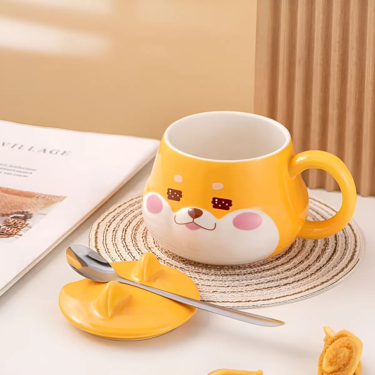 GENERICO - Taza Mug Perrito Shiba Inu Cheems Hermoso Regalo Doglover Mod D
