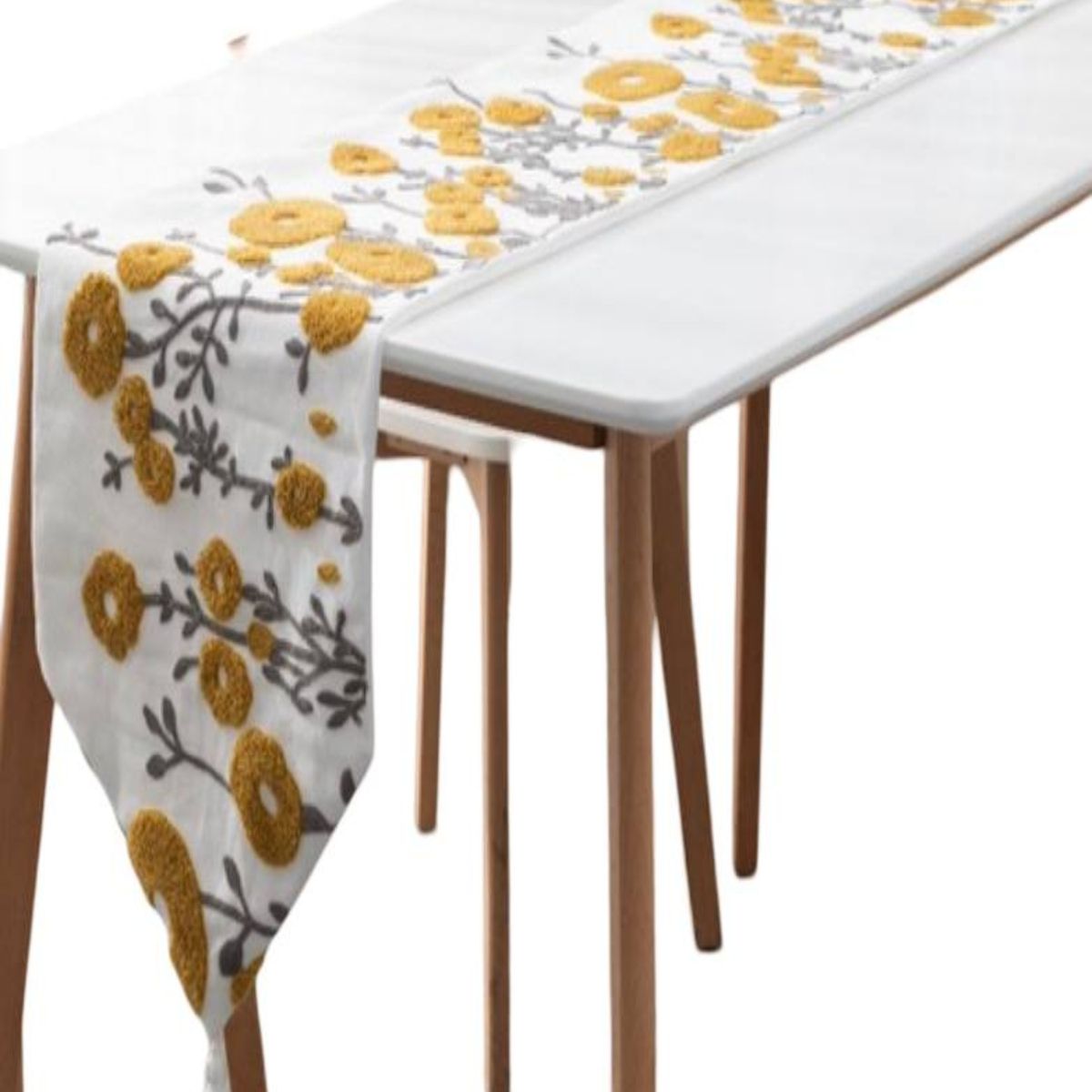 GENERICO - CAMINO DE MESA BORDADO ELEGANTE 33 X 180cm