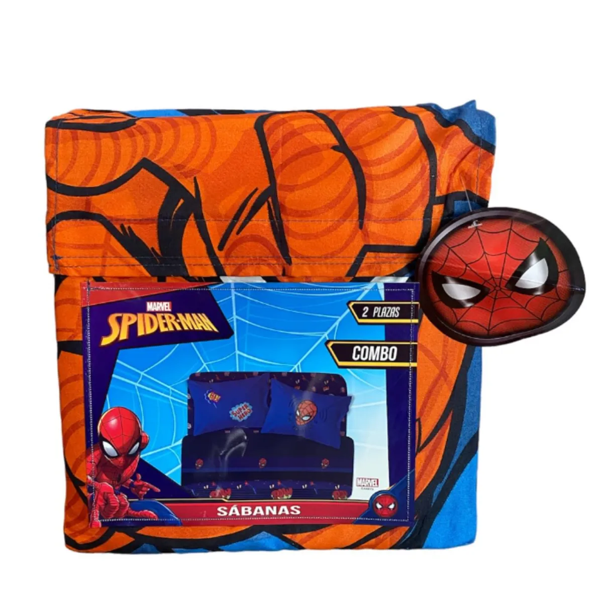 MASHINI - Plumón Y Sabana 2 Plaza Spiderman Infantil 2 plaza