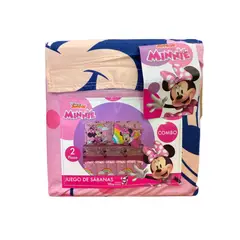 MASHINI - Plumón Y Sabana 2 Plaza Minnie Rainbow Infantil 2 plaza