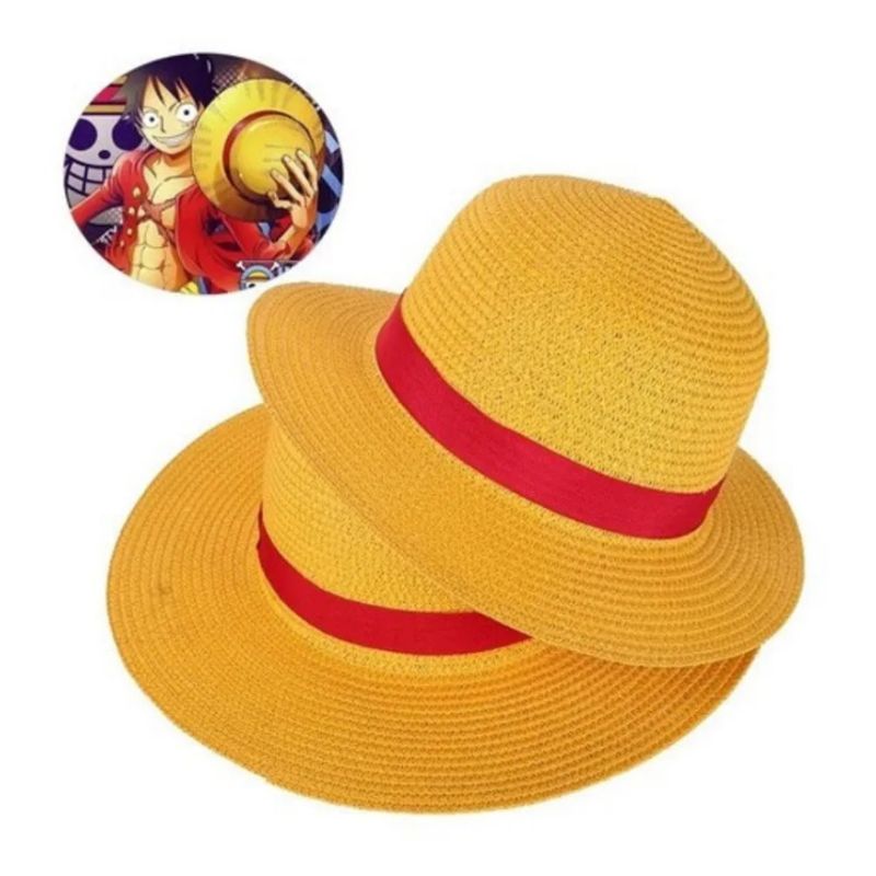 GENERICO - Sombrero de Paja Monkey D Luffy One Piece Cosplay