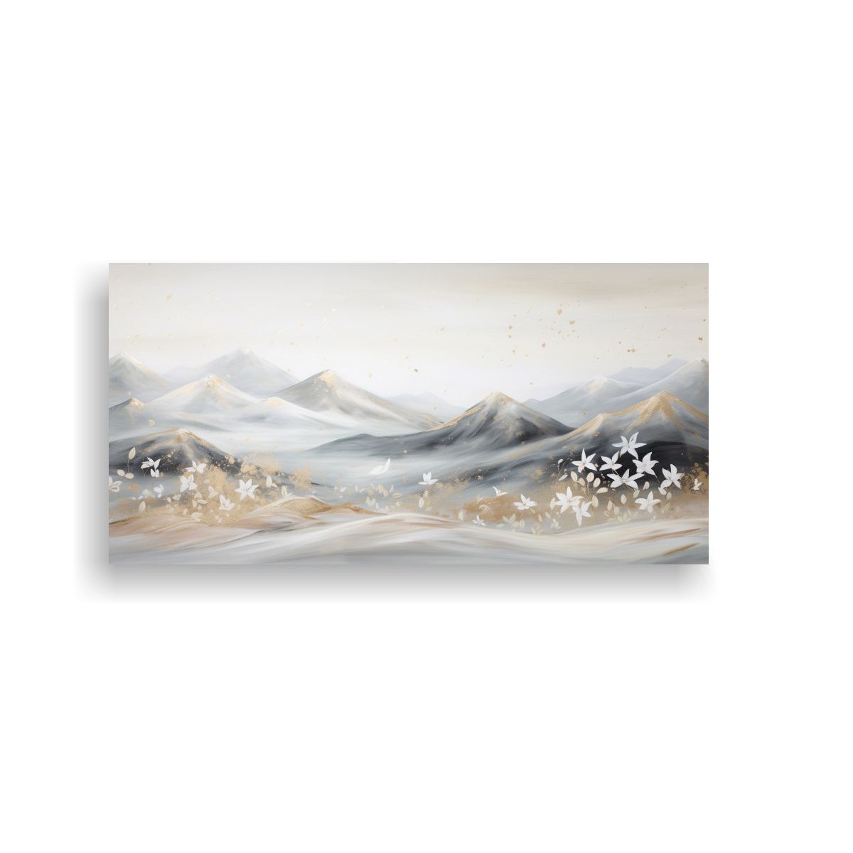 GENERICO - Pintura En Bastidor De Paisaje De Montaña Con 80x40 Cm