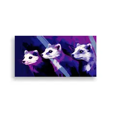 GENERICO - Cuadros Decorativos Neo Pop Art En Lienzo 60x30 Cm