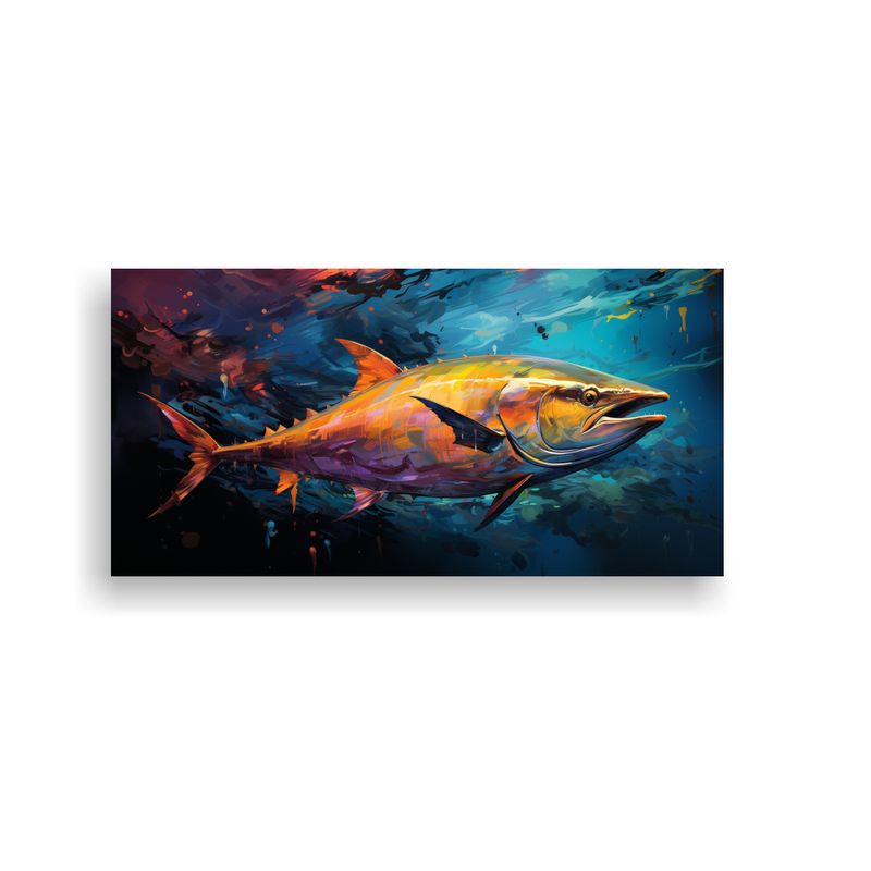 GENERICO - Pintura Al Estilo óleo Colorido Estilo Tuna 21 100x50 Cm