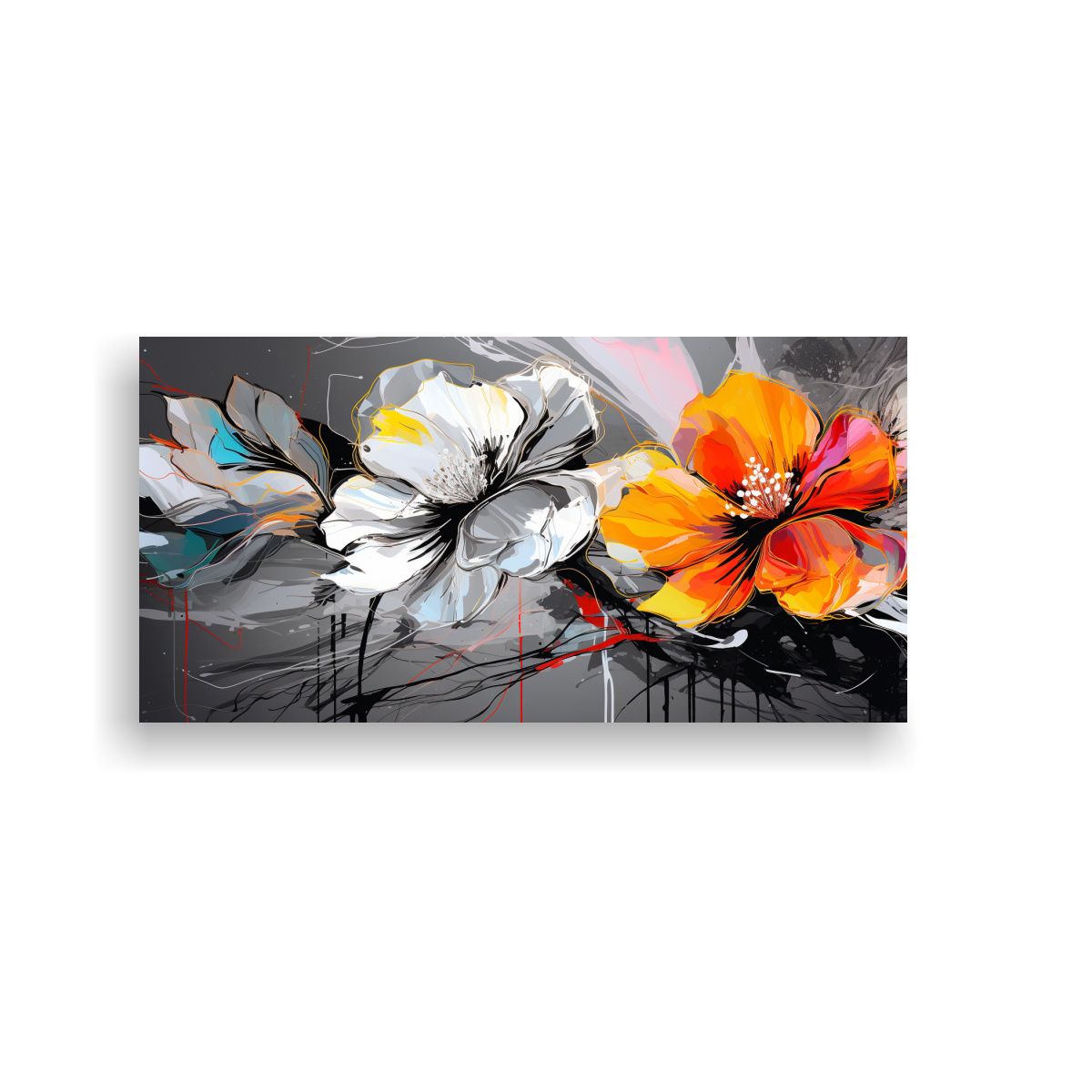 GENERICO - Pinturas Decorativas De Lienzo Moderno Estilo 100x50 Cm