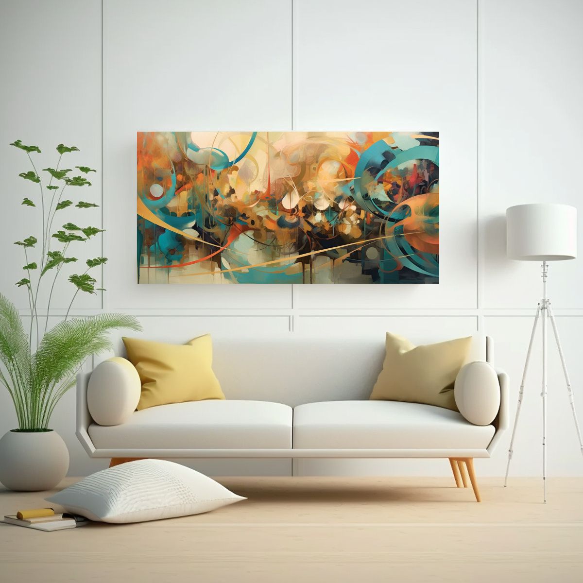 GENERICO - Arte Urbano Inspiración Principal Para 60x30 Cm