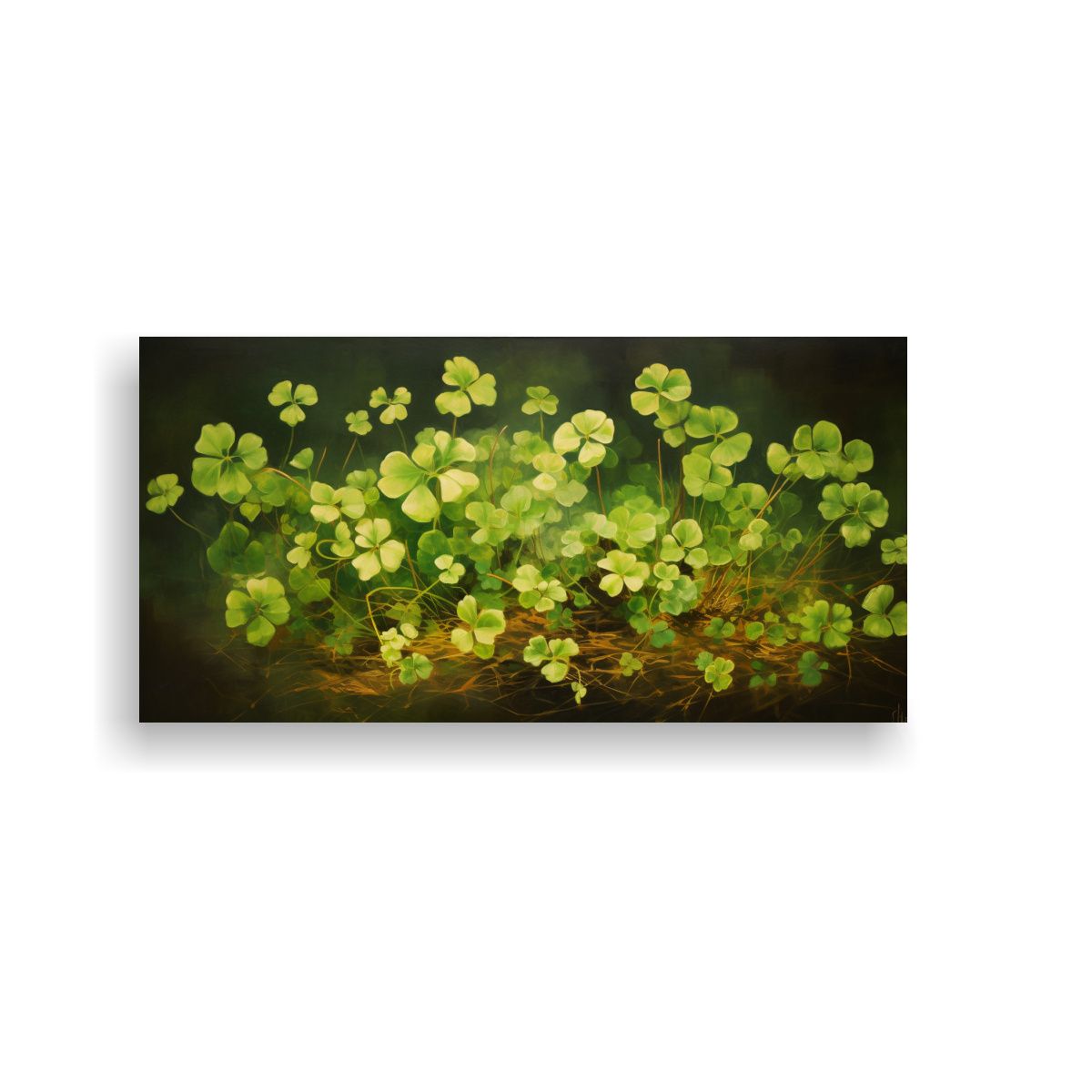 GENERICO - Pintura Abstracta De Alta Calidad De Hierbas De 60x30 Cm