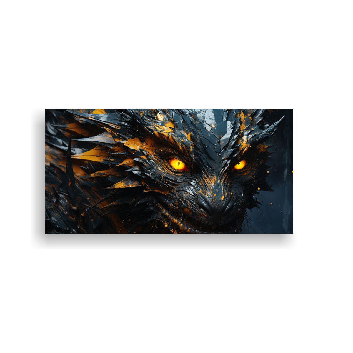 GENERICO - Pintura Decorativa De Esquema Hermoso De Dragón 80x40 Cm