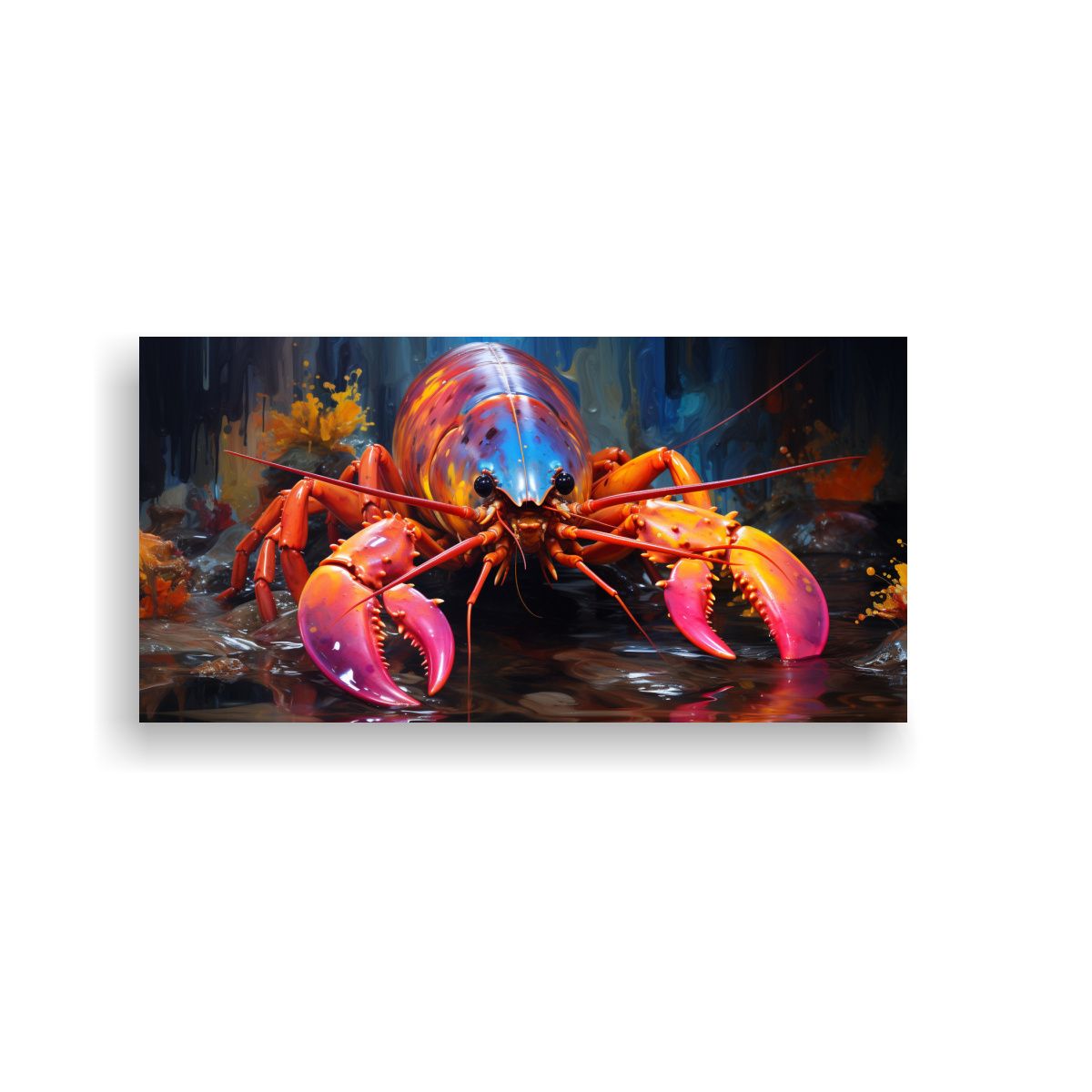 GENERICO - Pintura Al Estilo óleo De Langosta Con 80x40 Cm