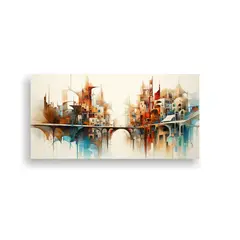 GENERICO - Pinturas Decorativas De Acuarelas Marinas 100x50 Cm.