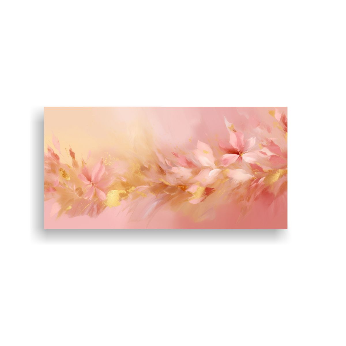 GENERICO - Pinturas Florales De Impresionismo Abstracto En 60x30 Cm