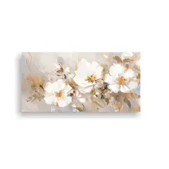 GENERICO - Lienzo De Tela Creativa Para Comedor En Blanco Y 80x40 Cm