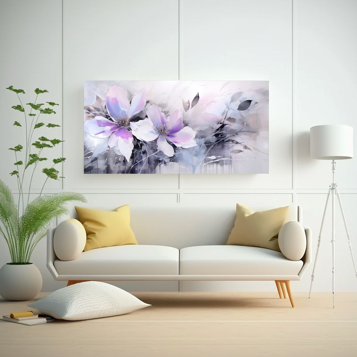 GENERICO - Pinturas Decorativas Estilo Medio Brocha Para 60x30 Cm