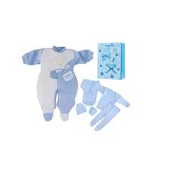 ENCANTO - Set Ajuar Bebe Completo con Enterito Algodón 0-3m Envio gratis