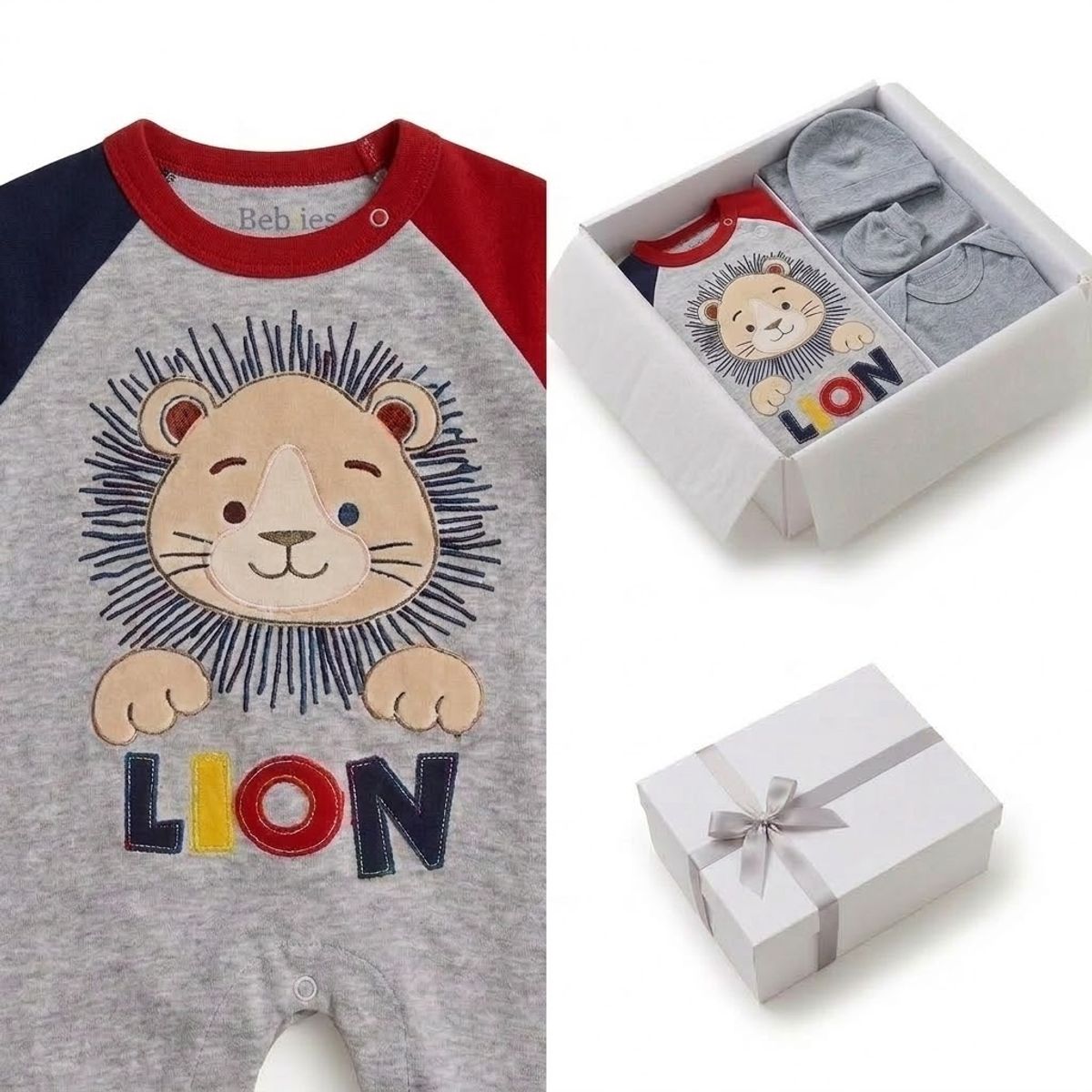 ENCANTO - Ajuar Bebé Con Enterito100% Algodón 0-3m Regalo Perfecto- Envío Gratis.