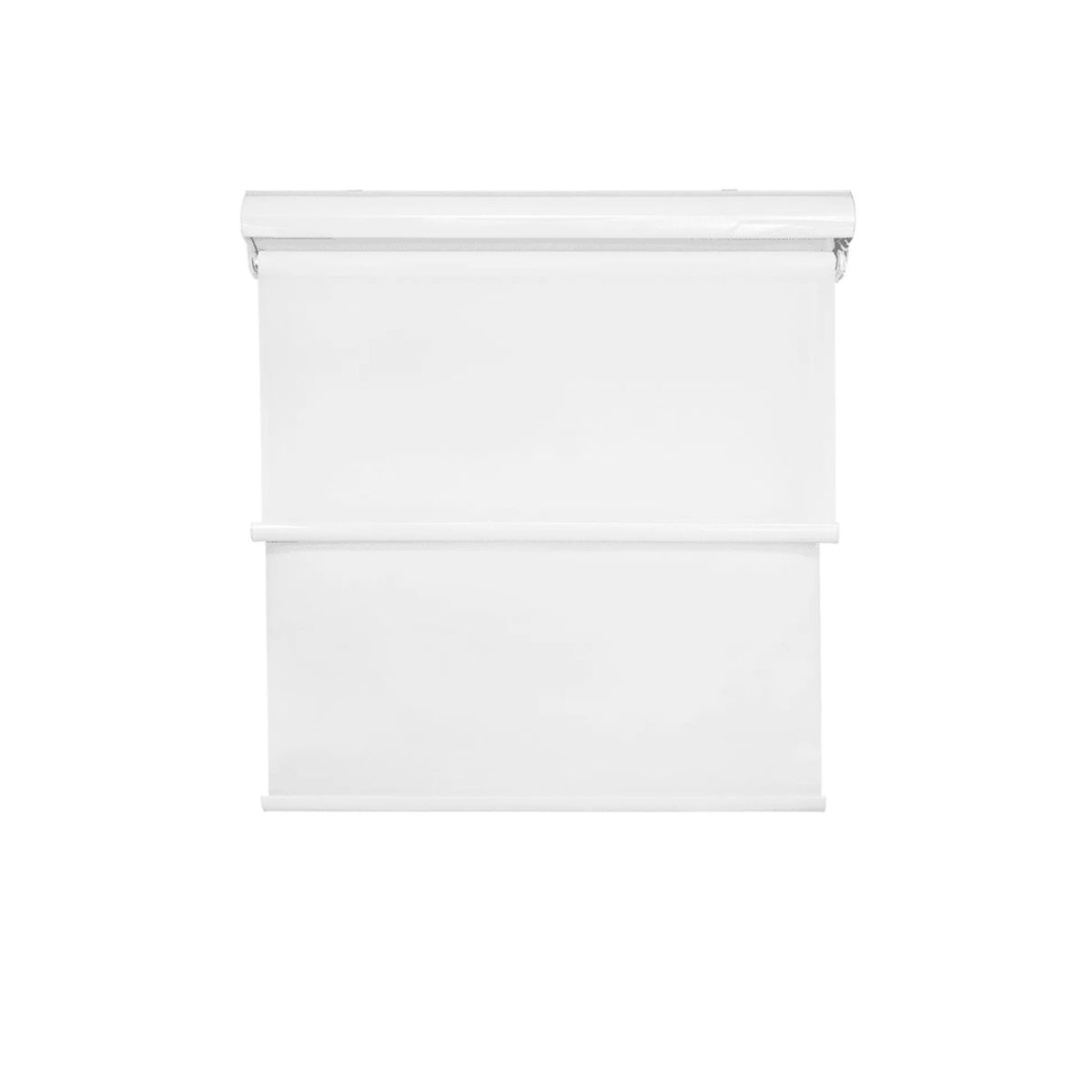 GENERICO - Cortinas Roller Doble Tela Blackout con Visillo y Cenefa