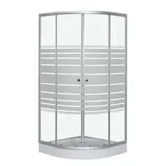 DOER - Cabina ducha Shower Curvo 90 x 90 x 192 cm Satinado