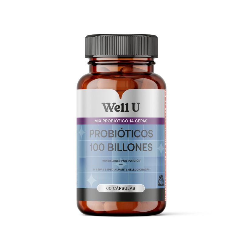 WELL U - PROBIOTICOS 14 CEPAS 100 BILLONES 60g WELL U