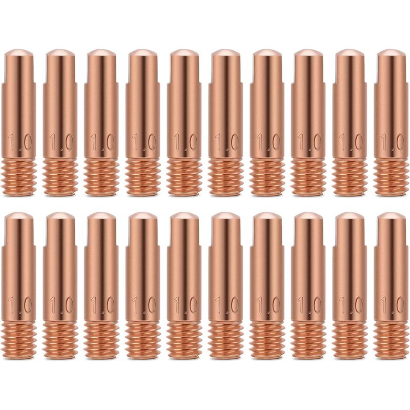 KUANGYE - Punta De Contacto 20 Boquillas Mig 1mm Para Krafter