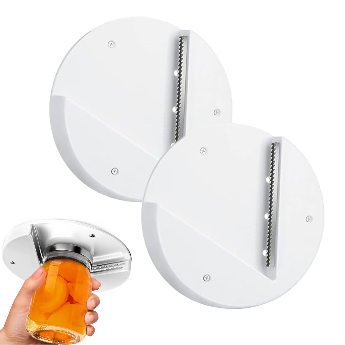 GENERICO - 2 Abrelata De Tarros Debajo Del Gabinete Para Artritis Mano