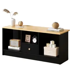 DETODOYMAS - Rack TV cajon 90x30x40cm Chic Home - Blanco