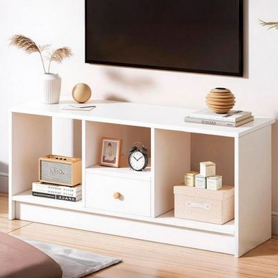 Imagen 2 del producto Rack TV cajon 90x30x40cm Chic Home - Blanco