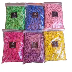 GENERICO - Cuarzo Tamaño Garbanzo 6 Colores. 500 GR c/u, Pack N°2