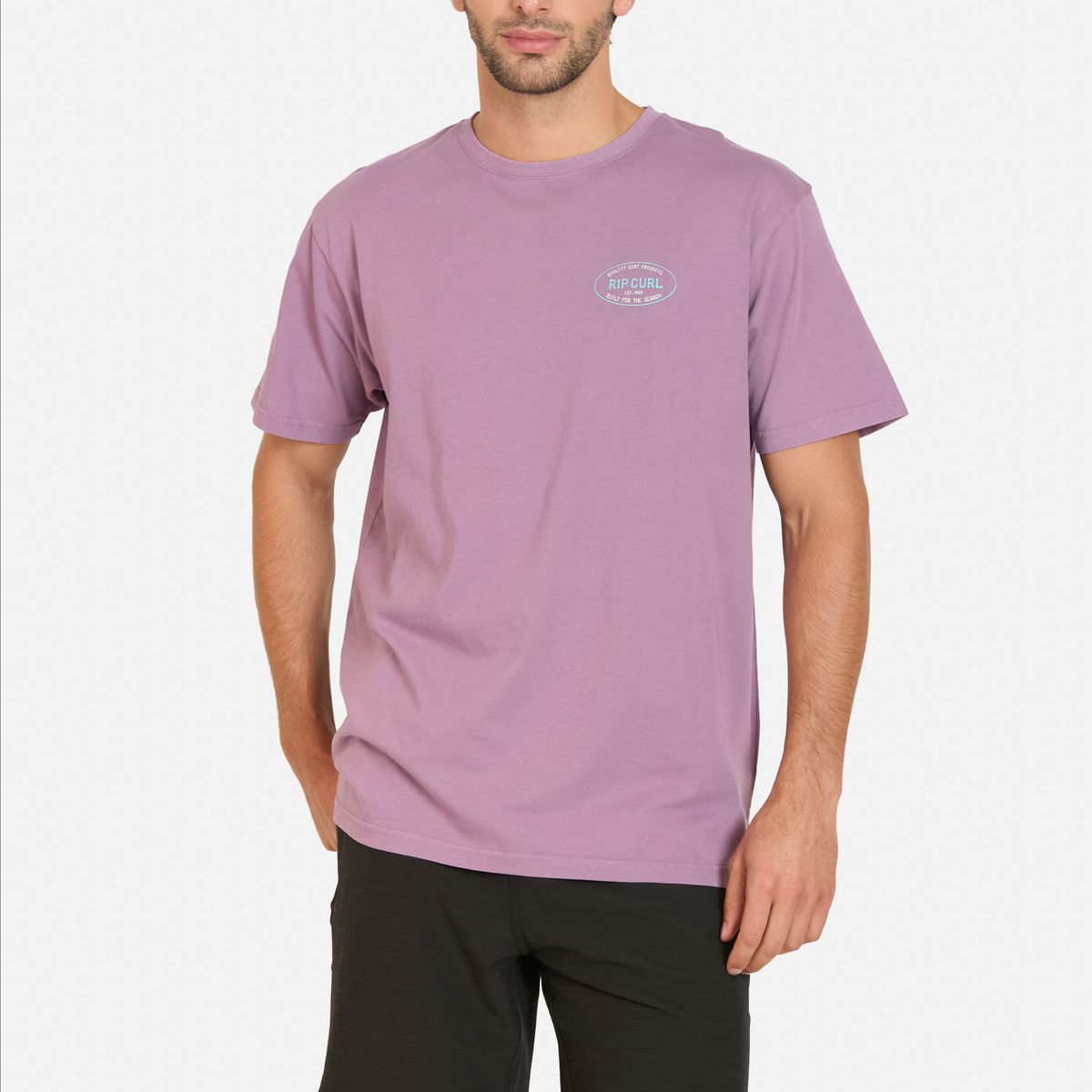 RIP CURL - Polera MC Windwalk Burdeo Hombre Rip Curl - Burdeos