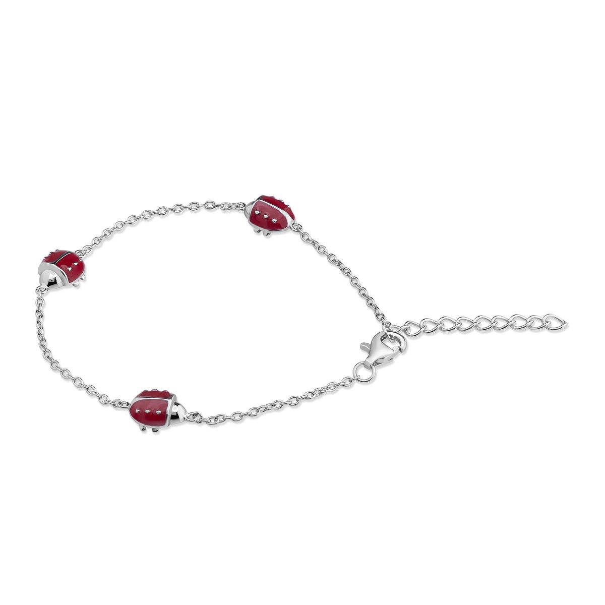TIANA JOYAS - Pulsera con Chinitas de Plata 925 Joyas Infantiles Regalo Niñas