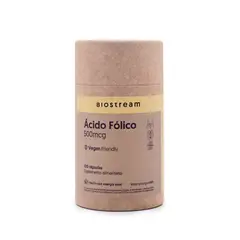 BIOSTREAM - Ácido Fólico 500mcg Vegano 120 Cápsulas