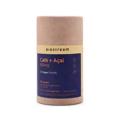 BIOSTREAM - Café + Açai 500mg Vegano 120 Cápsulas