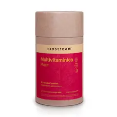 BIOSTREAM - Multivitamínico Para Mujeres 120 Cápsulas Blandas