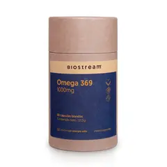 BIOSTREAM - Omega 369 1000mg 90 Cápsulas Blandas Antioxidante