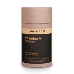 BIOSTREAM - Vitamina A 1000mcg 120 Cápsulas Blandas Antioxidante