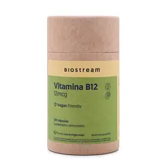 BIOSTREAM - Vitamina B12 12mcg Vegana 120 Cápsulas